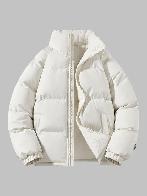 Jomar Fleece Lined and Quilted Puffer Jacket
