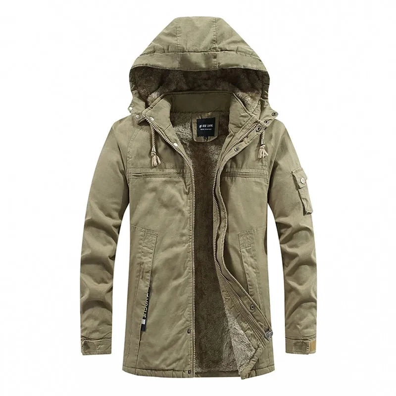 Padded Fleece Jacket Outdoor Parka