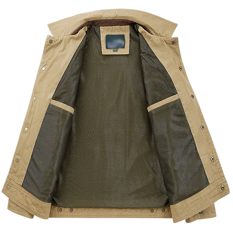 Slim-Fit Cargo Jacket