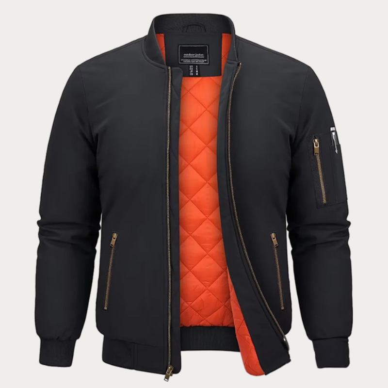 Padded Bomber Jacket for Men