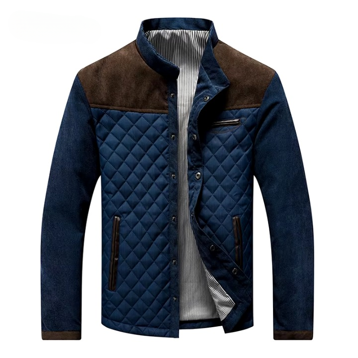 Step Quilted Jacket for Men