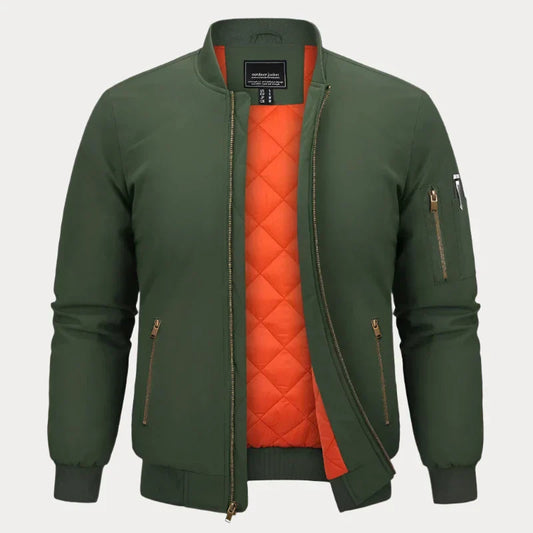 Padded Bomber Jacket for Men
