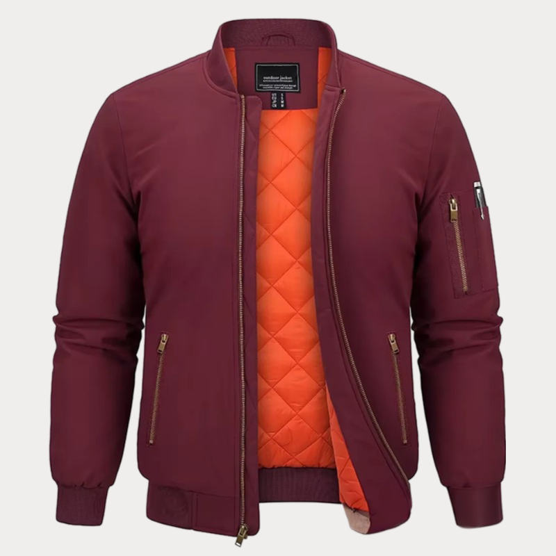 Padded Bomber Jacket for Men