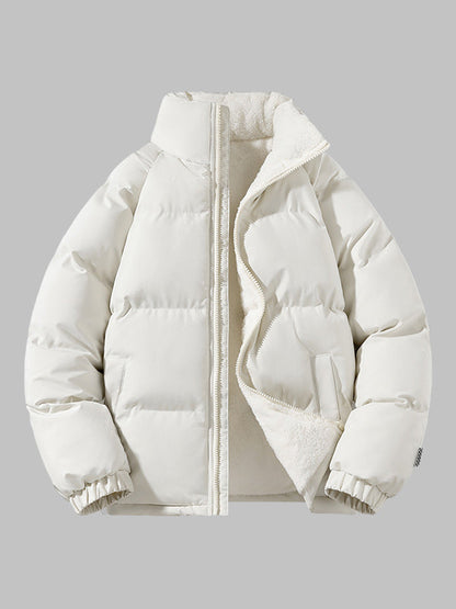 Jomar Fleece Lined and Quilted Puffer Jacket