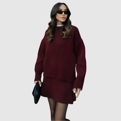 Anna - Elegant ladies' suit with jacket and skirt