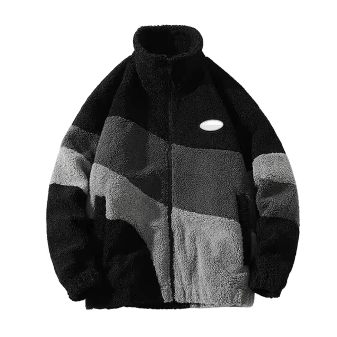 Winter Faux Fur Fleece Jacket Streetwear