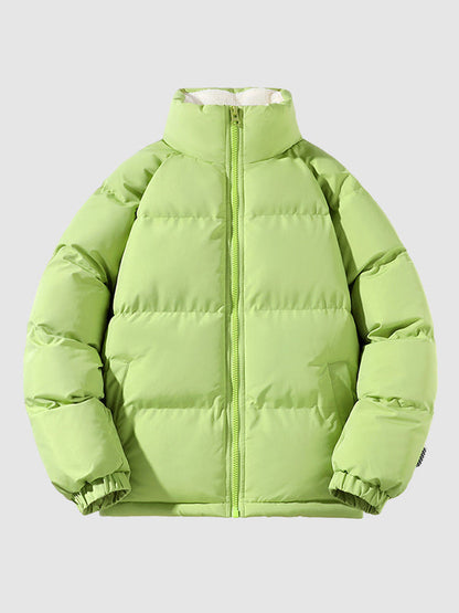 Jomar Fleece Lined and Quilted Puffer Jacket