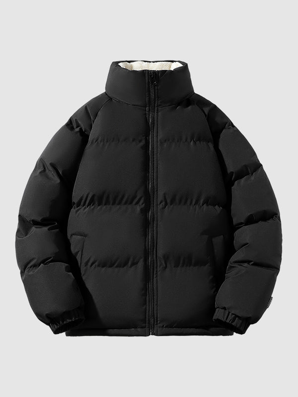 Jomar Fleece Lined and Quilted Puffer Jacket