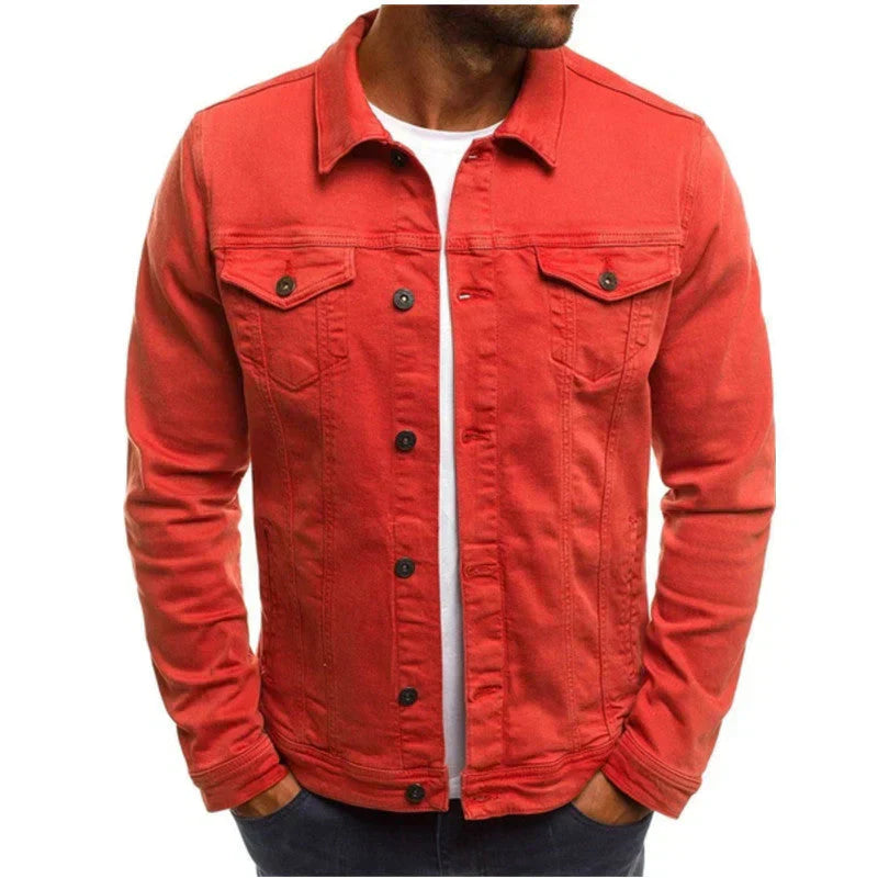 Trendy Men's Denim Jacket