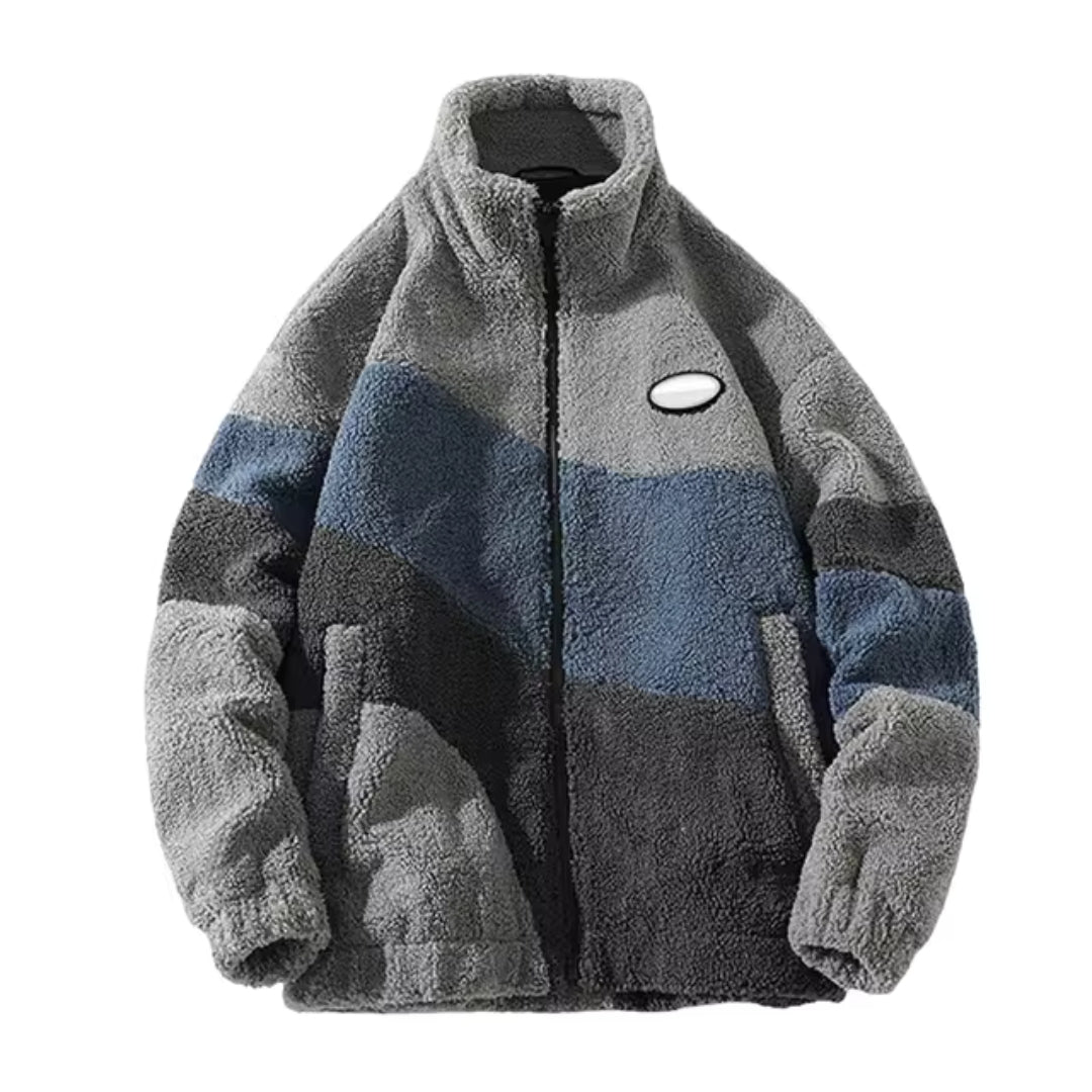 Winter Faux Fur Fleece Jacket Streetwear