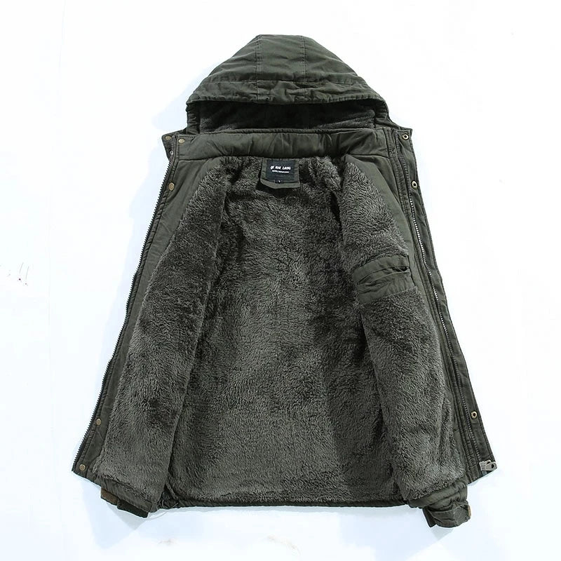 Padded Fleece Jacket Outdoor Parka