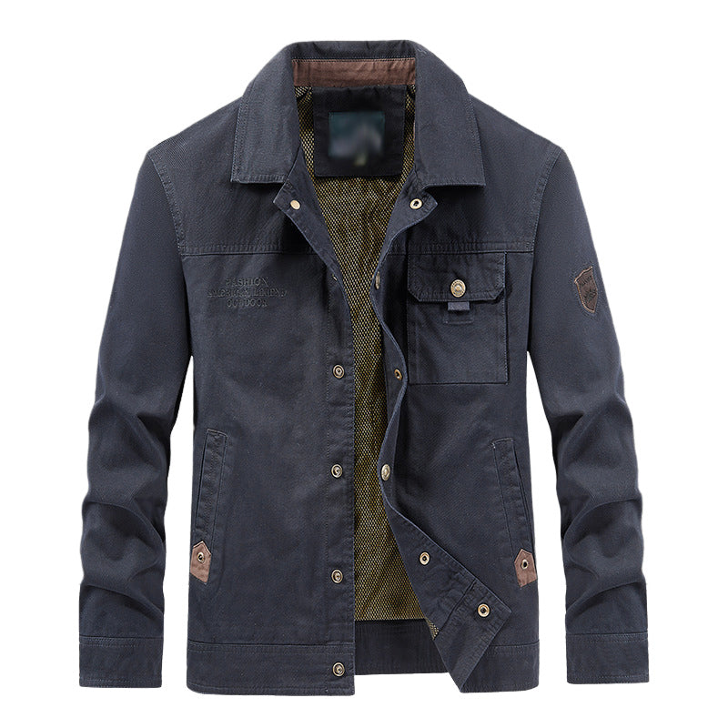 Slim-Fit Cargo Jacket