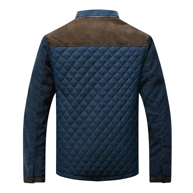Step Quilted Jacket for Men