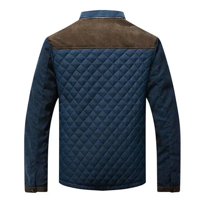 Step Quilted Jacket for Men