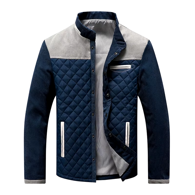 Step Quilted Jacket for Men